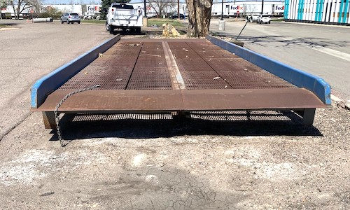 Stationary Steel Dock Ramp: Broomfield, CO | The Yard Ramp Guy®