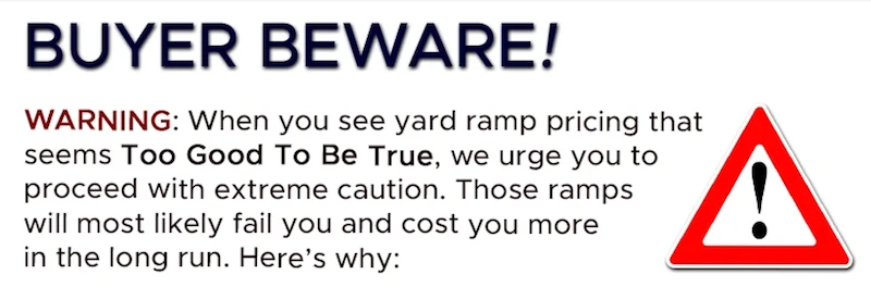 The YRG Buyer Beware Infographic