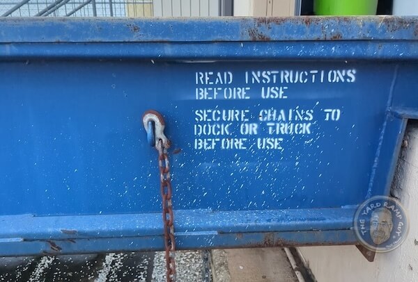 Top Right End at Dock | Chains